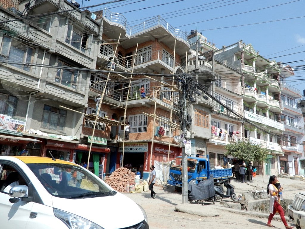 Strassenszene in Kathmandu